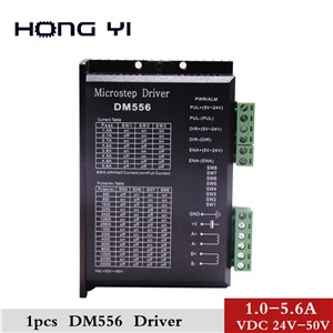 Free Shippin DM556 Driver2 Phase 5.6A for 57 86 Stepper Motor NEMA17 NEMA23 NEMA34 Stepper Motor ControllerDigital Stepper Motor