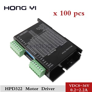 100pcs CNC Single Axis 2.2A HPD322 Stepper Motor Drivers Controller NEW Upgraded Version Best Quality