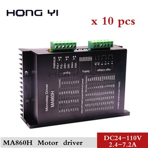 10pcs DMA860H Driver DC 24-80V for 86/110 2 Phase Stepper Motor Replace MA860H, MA860