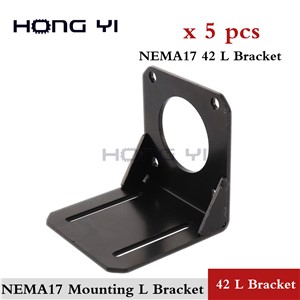 5Pcs NEMA 17 Nema17 Mounting L Bracket Mount Step Stepping Stepper Motor for 3D Printer