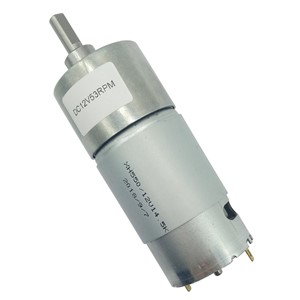 12V 6V Micro High Power DC Geared Motor 9-2300RPM Reversed Speed Control High Torque in DC Motor Built-in Cooling Fan Blades