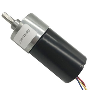 Long Life Brushless 12V 24V DC Geared Motor High Torque 35KG 5-1270RPM with Metal Gears Low Noise Reversed Signal Feedback