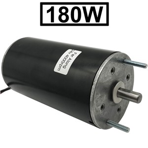 Micro Permanent Magnet 12V 24V 180W DC High Speed Motors 2000/4000RPM Adjustable Speed Reversible CCW for Toys Smart Device Etc.