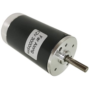 10W Micro Permanent Magnet DC Motors 12V 24V High Speed in DC Motor 2000/3000/4000RPM Adjustable Speed Reversible for DIY Toys