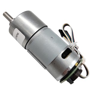 Micro DC Geared Motor Encoder High Torque 6V 12V 24V with Encoder High Speed in DC Motor 4 To 2000RPM Adjustable Speed Reversed