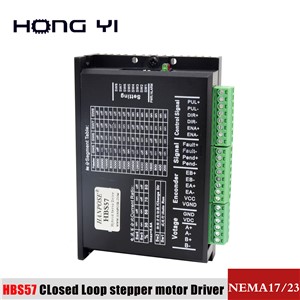 Free Shipping HBS57 Stepper Motor Driver for NEMA17 NEMA23 Motor 2phase 4A CNC Router Controller for 3D Printer