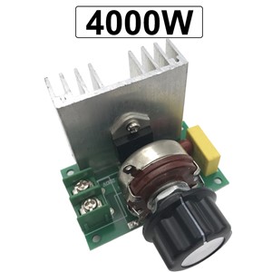 4000W Voltage Regulator 220V AC SCR Dimmer 220V 4000W Use for Dimming Temperature Adjustment 220V Motor Speed Control Etc.