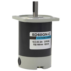 60W Electric Micro DC High Speed Motors 24V 1800/3000RPM Long Life Adjustable Speed Reversible DC Permanent Magnet Motor