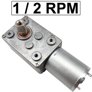 1200RPM High Torque Gear Box Motor Reducer Reversible 37mm 6V/12V/24V DC 2RPM 