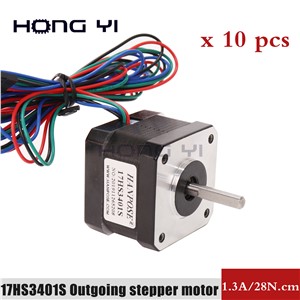 New Promotion 3D Printer 10PCS 17hs3401s New Two-Phase Hybrid 42 Step Motor 34mm High
