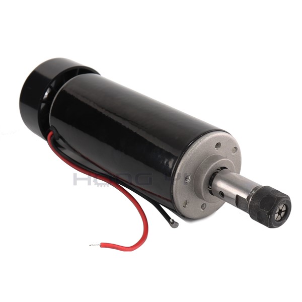 New 500W ER11 Collet 52mm Diameter DC 0-100 CNC Carving Milling Air Cold Spindle Motor for Engraving Runout Less Than 0.01 Mm