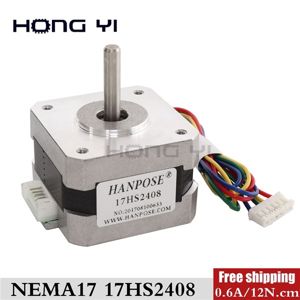 Best Price & Quality 17HS2408 4-Lead Nema17 Stepper Motor 42 Motor 42BYGH 0.6A CE ROSH ISO CNC Laser & 3D Printer