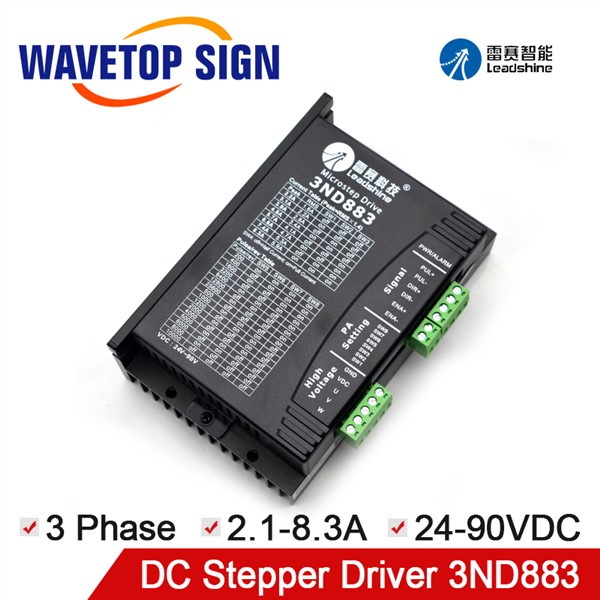 Leadshine 3ND883 3 Phase Stepper Motor Driver 24~90VDC for Laser Engraving Machine