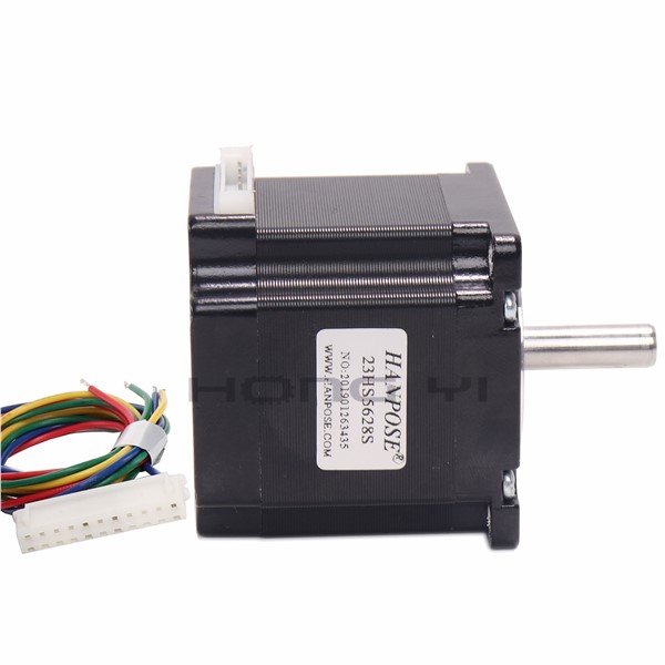 10 Pcs / Lots 23HS5628 4-Lead Nema 23 Stepper Motor 57 Motor NEMA23 2.8A CE ROSH ISO CNC Laser Grind Foam Plasma Cut