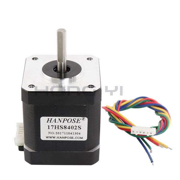 Free Shipping 5pcs 4-Lead Nema17 Stepper Motor 48mm / 1.3a Nema 17 Motor 42BYGH 1.3A (17HS8402S) Motor for CNC XYZ