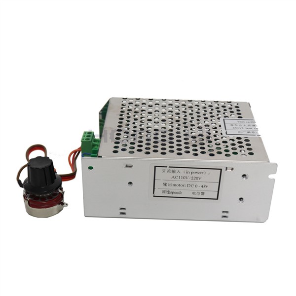 220v or 110V Power Supply with Speed Governor for 300w DC 48v CNC Air Cooled Spindle Motor