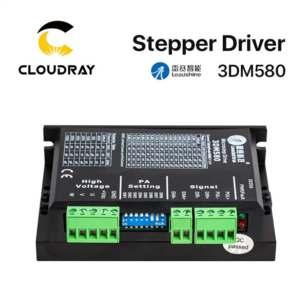 Cloudray Leadshine 3 Phase 3DM580 Stepper Motor Driver 18-50VDC 1.0-8.0A