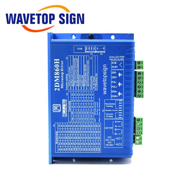 JMC 2Phase Stepper Driver 2DM860H 30~80VAC 2.1-8.4A 8Phase 32bit DSP