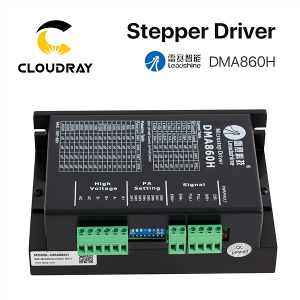 Cloudray Leadshine 2 Phase Stepper Driver DMA860H 18-80VAC 2.4-7.2A