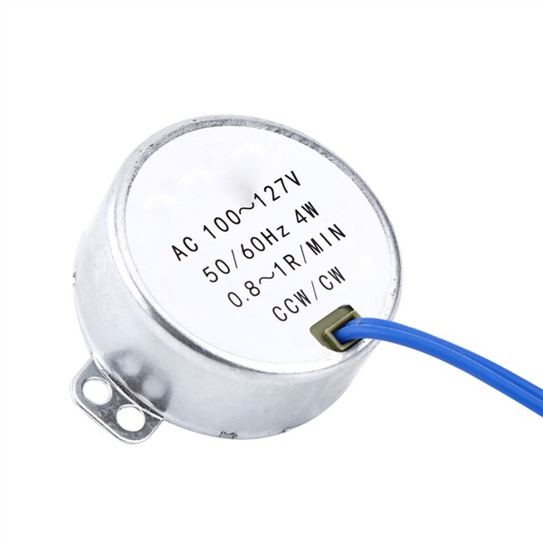 Voltage AC 100-127V 4W Synchronous Motor 50/60Hz CCW/CW Geared Motor(2.5-18RPM)