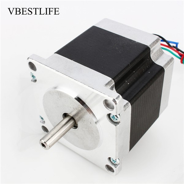 2.5V Nema 23 Stepper Motor Step Motor Single Shaft Motor De Passo 12.6Kgcm 1.8Degre 4Leads 56mm 4 Channel