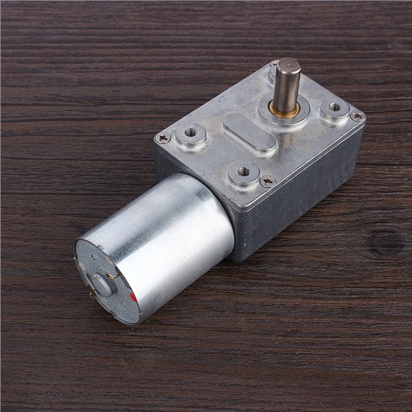 1Pc DC 12V Motor High Torque Turbo Worm Geared Motor GW/GJY370 2rpm / 3rpm / 10rpm / 30rpm / 100rpm