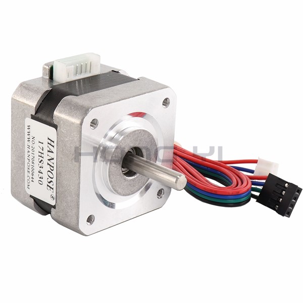 Free Shipping 3PCS 17HS3430 3D Printer Nema17 for 12VDC, 2800g. Cm, 34mm Length, 4-Lead, 42 Motor Stepper Motor with DuPont Line