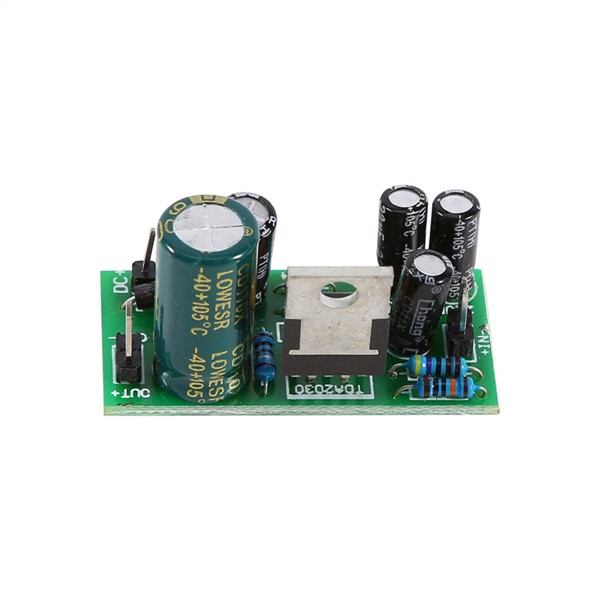 Single Channel Amplifier Board TDA2030A Electronic Audio Adjustable Volume 18W DC 9-24V DIY Kit