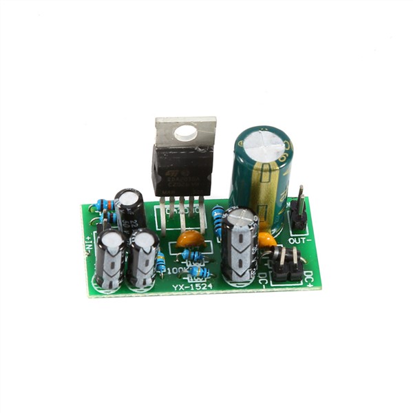 Single Channel Amplifier Board TDA2030A Electronic Audio Adjustable Volume 18W DC 9-24V DIY Kit