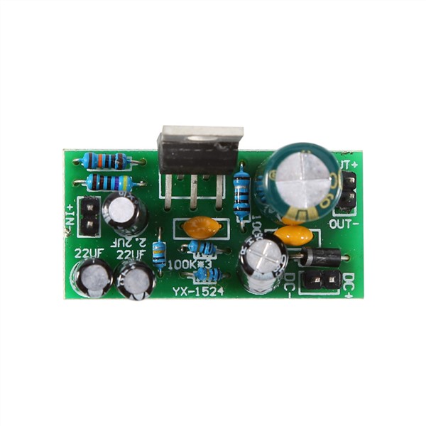 Single Channel Amplifier Board TDA2030A Electronic Audio Adjustable Volume 18W DC 9-24V DIY Kit