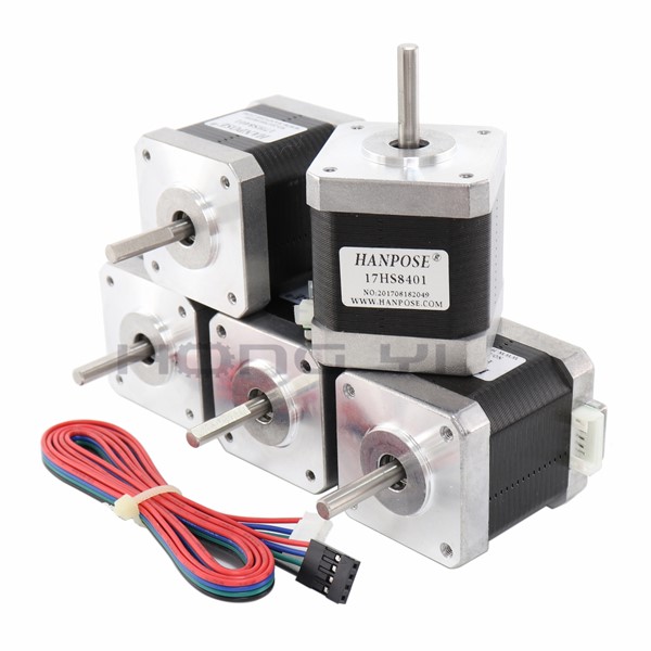 Free Shipping 1PCS 4-Lead Nema17 Stepper Motor 42 Motor 17HS8401 1.8A CE ROSH ISO CNC Laser & 3D Printer with DuPont Line