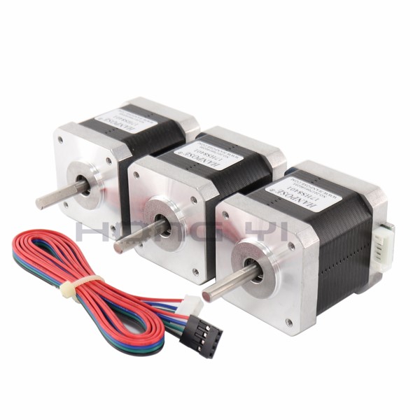 Free Shipping 1PCS 4-Lead Nema17 Stepper Motor 42 Motor 17HS8401 1.8A CE ROSH ISO CNC Laser & 3D Printer with DuPont Line