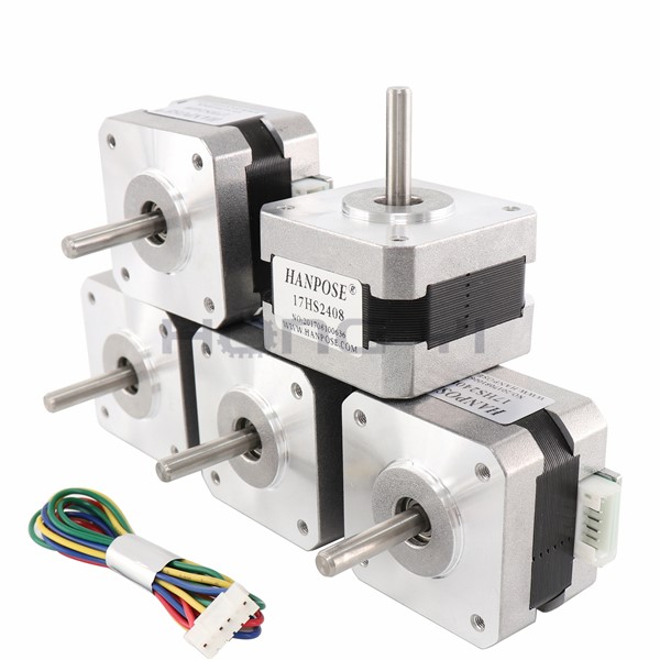 Free Shipping & Quality 3pcs 17HS2408 4-Lead Nema 17 Stepper Motor 42 Motor 42BYGH 0.6A CE ROSH ISO CNC Laser & 3D Printer