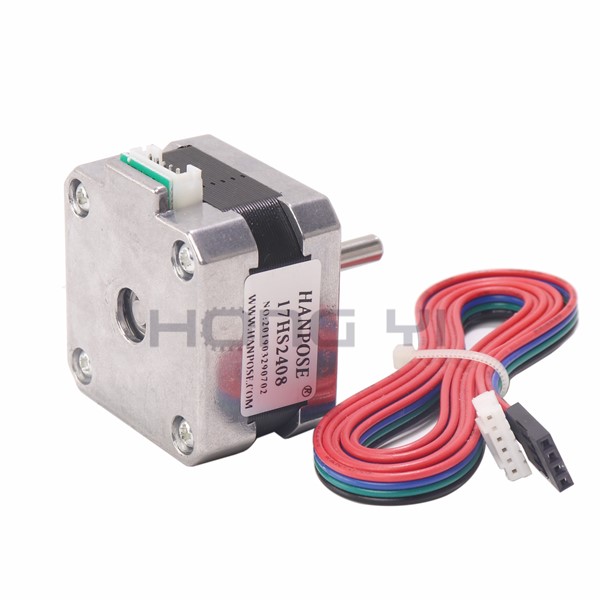 17HS2408 4-Lead Nema17 Stepper Motor 42 Motor with DuPont Line 0.6A CE ROSH ISO CNC Laser Grind Foam Plasma Cut 3D Printer