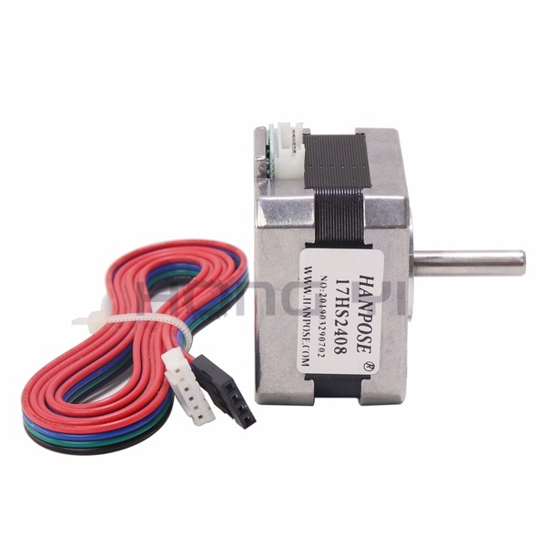 17HS2408 4-Lead Nema17 Stepper Motor 42 Motor with DuPont Line 0.6A CE ROSH ISO CNC Laser Grind Foam Plasma Cut 3D Printer