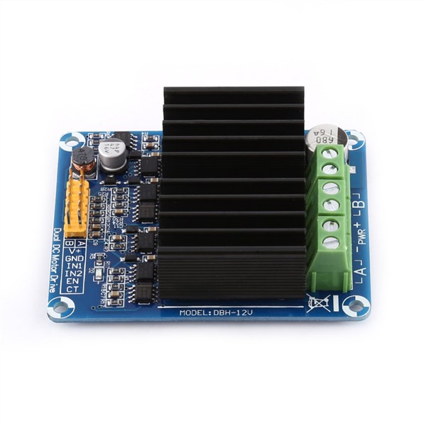 New Arrival DC5-12V 0A-30A Driver Module Motor Controller Dual-Channel H Bridge Motor Driver Board Module Speed Regulator