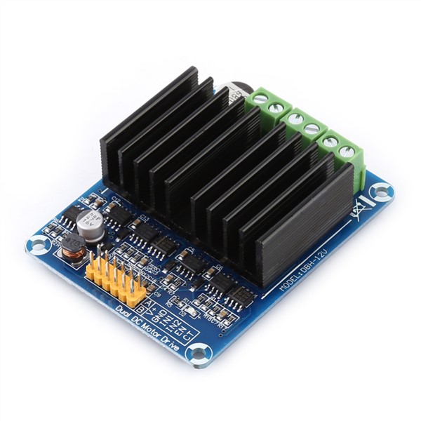 New Arrival DC5-12V 0A-30A Driver Module Motor Controller Dual-Channel H Bridge Motor Driver Board Module Speed Regulator