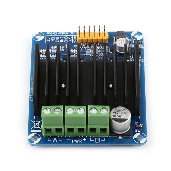 New Arrival DC5-12V 0A-30A Driver Module Motor Controller Dual-Channel H Bridge Motor Driver Board Module Speed Regulator