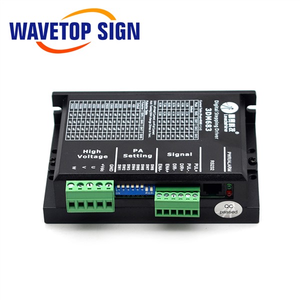 Leadshine 3 Phase Stepper Driver 3DM683 Use for CO2 Laser Engraving & Cutting Machine Match with 57 Serial Step Motor