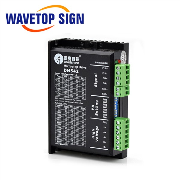 WaveTopSign Leadshine 2 Phase Stepper Driver DM542 20-50VAC 1.0-4.2A