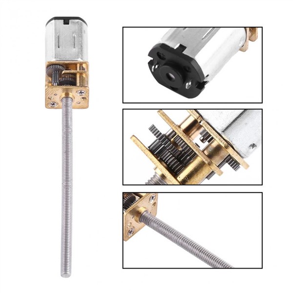 6V DC Gear Motor for Electric Vehicle DC Motor Driver with M3*55MM Screw Thread Output Shaft 30/60/100/150/200/300/400 RPM