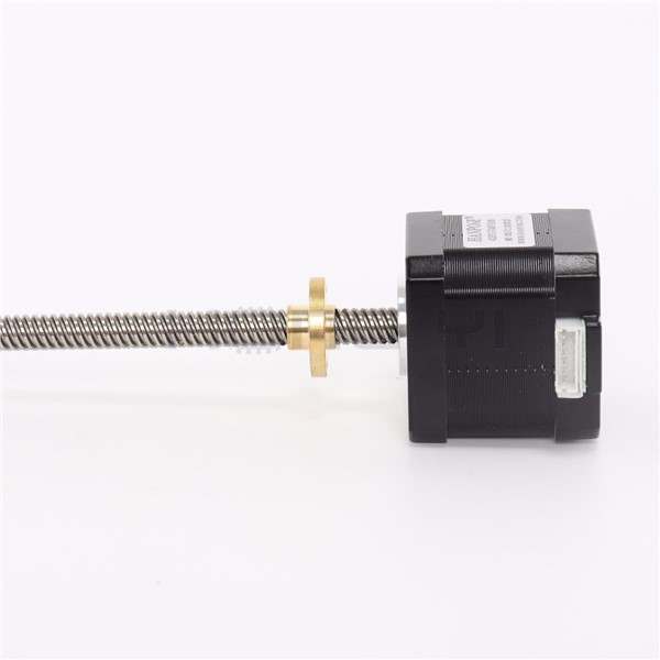 Stepper Motor 17HS4401S-M8x8-410MM Nema17 Screw with Copper Nut Lead 8mm for 3D Printer Z Axis Long Screw