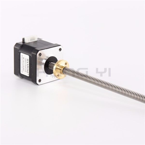 Stepper Motor 17HS4401S-M8x8-410MM Nema17 Screw with Copper Nut Lead 8mm for 3D Printer Z Axis Long Screw