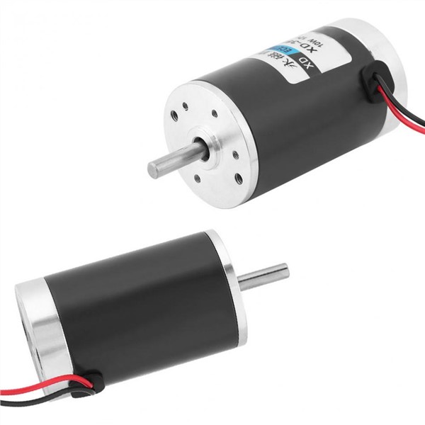 DC Motor 10W Large Torque Brushed Motor with Cable 12V 24V