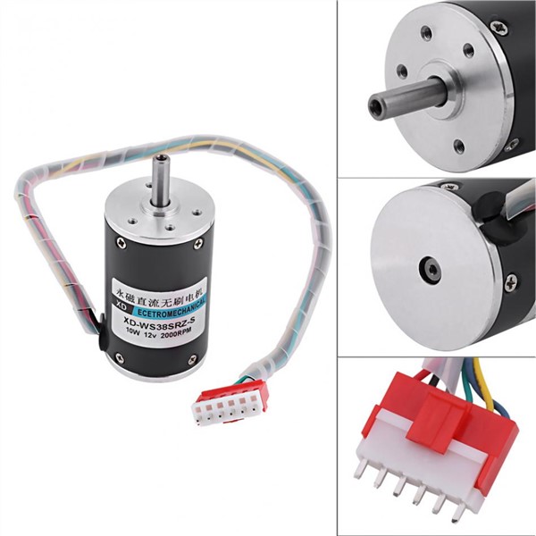 DC 12V Motor 10W DC 24V Brushless Motor HighTorque Speed Motor CW/CCW