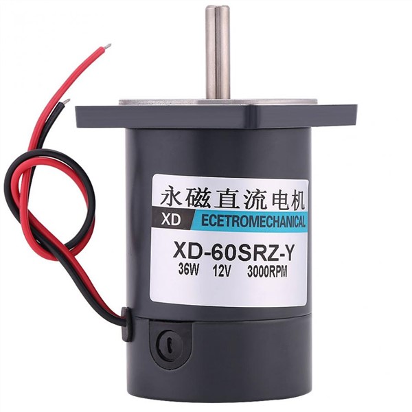 High Quality DC Motor 36W Large Torque Brushed Motor CW/CCW with Flange 12V 24V