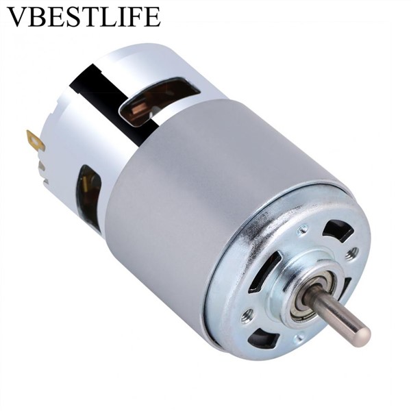 12V DC Motor 100W Round Shaft Electric Micro DC Motor 12000r/Min High Speed Large Torque Motor