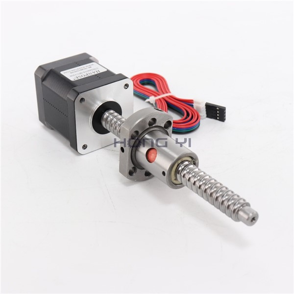 Nema17 Ball Screw Stepper Motor 42 Motor 42BYGH 1.7A Motor Ball Screw SFU1204 for CNC 3D Printer 4-Lead End Bearing Processing