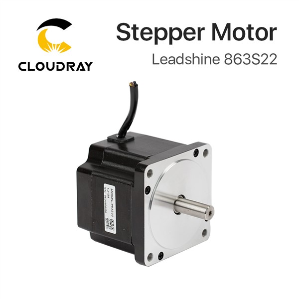 Cloudray Leadshine 3 Phase Stepper Motor 863S22 for NEMA34 5A Length 71mm Shaft 12mm