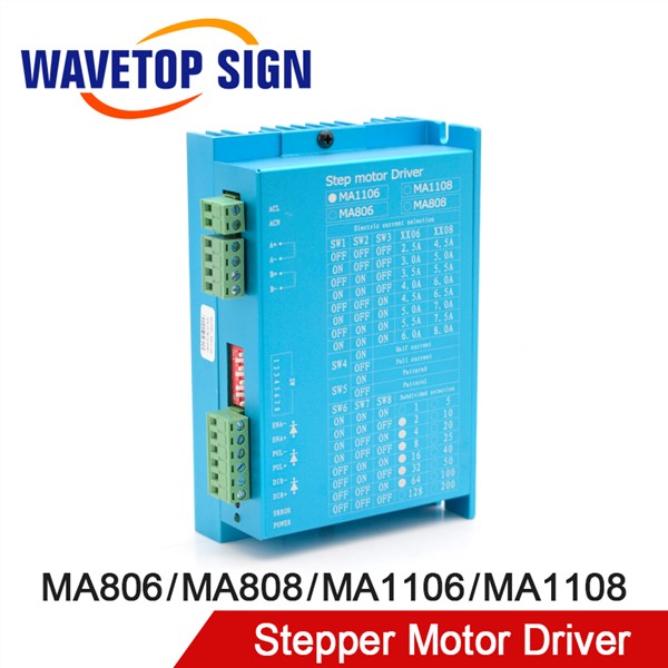 2 Phase Digital Stepper Motor Driver MA1106 AC110V 6A Match 86 Motor MA806 AC80V 6A Match 57-110mm Motor for Engraving Machine